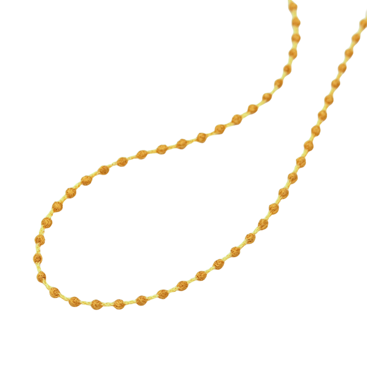 Necklace Nano Sphere - Saffron Yellow
