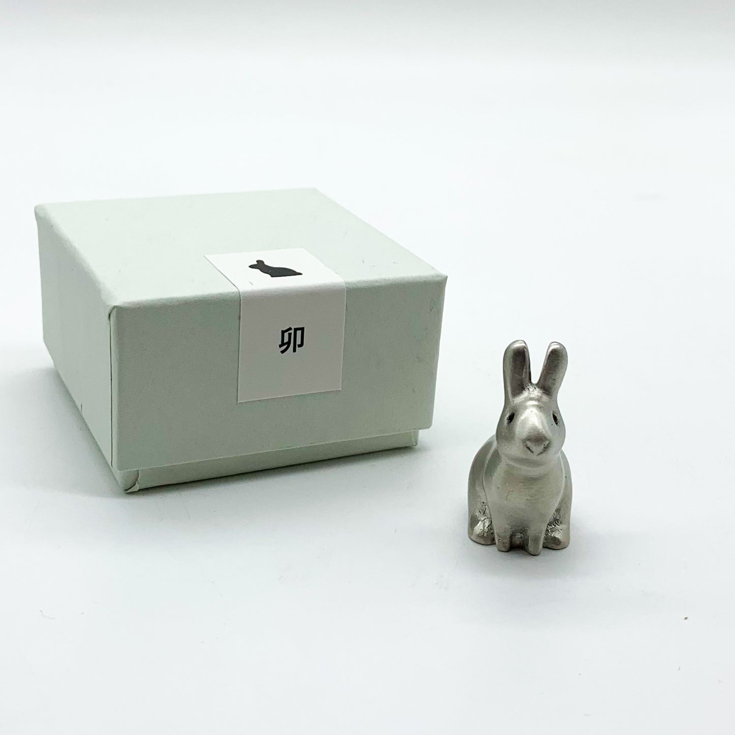 Silver Rabbit Figurine