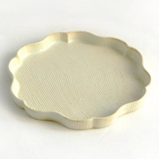 Wasanbon Plate - White 11.5cm
