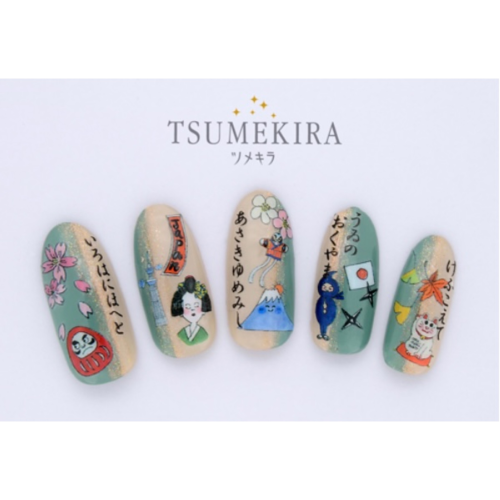 Nail Stickers - Colourful Japan