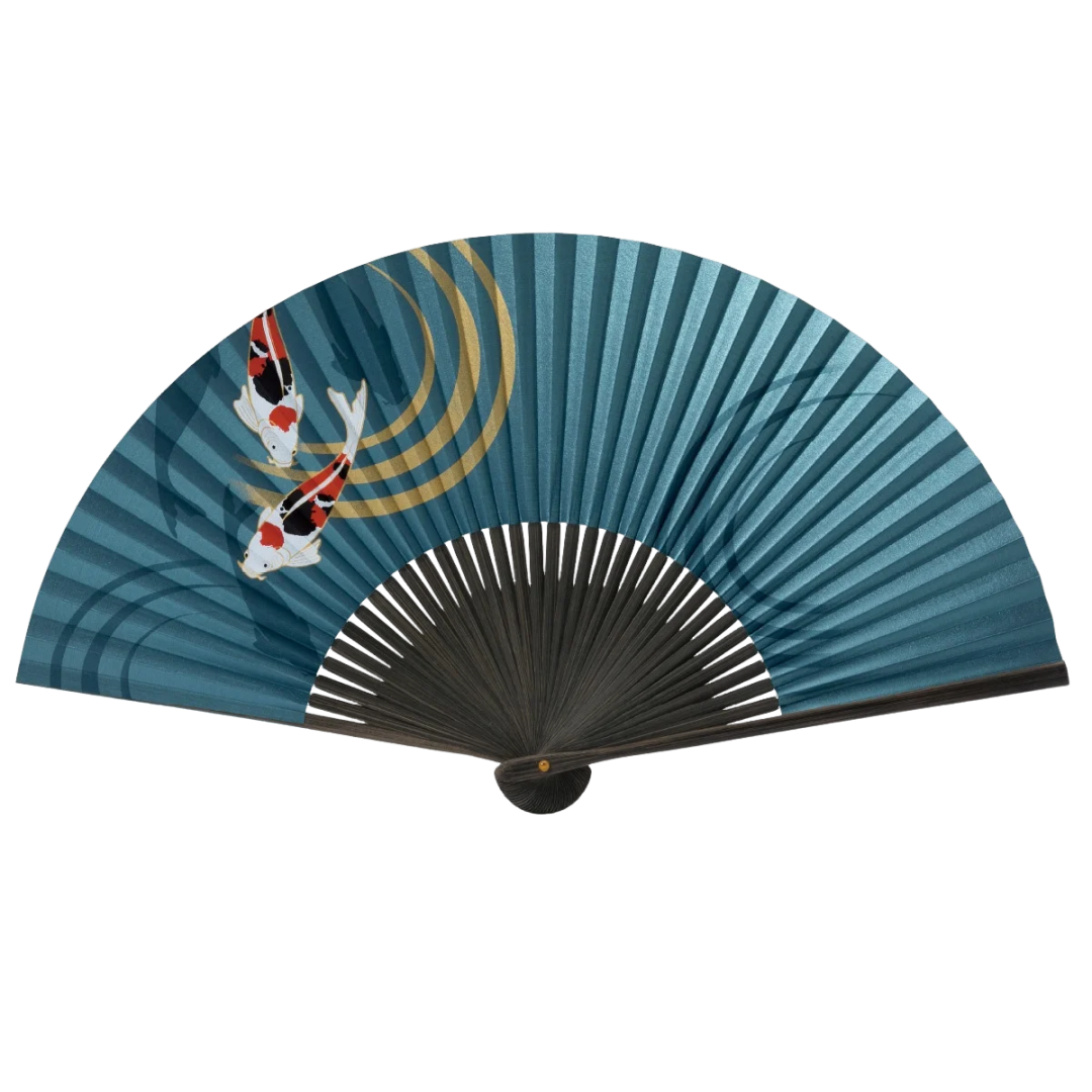 Folding Fan - Carp
