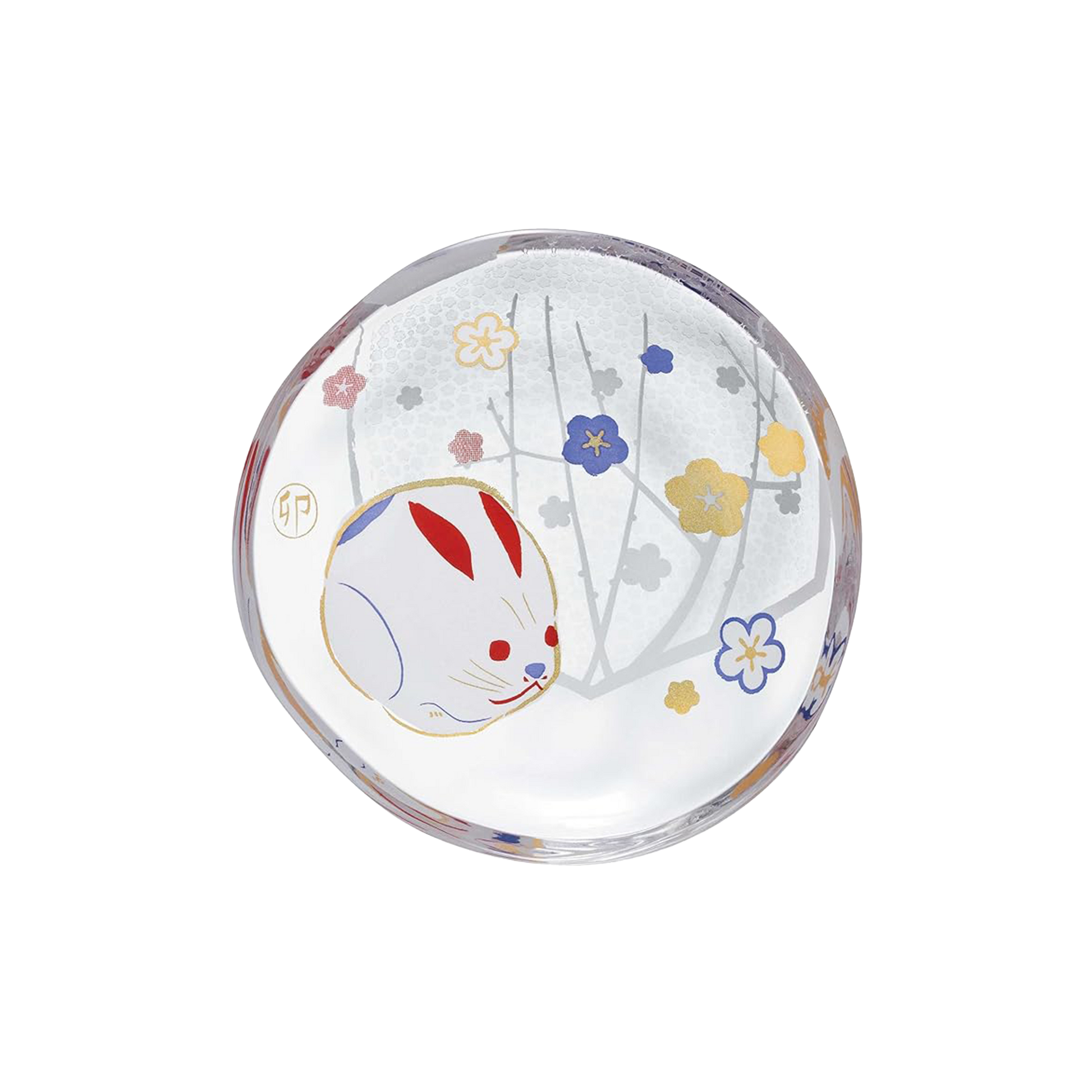 Glass Small Plate - Rabbit