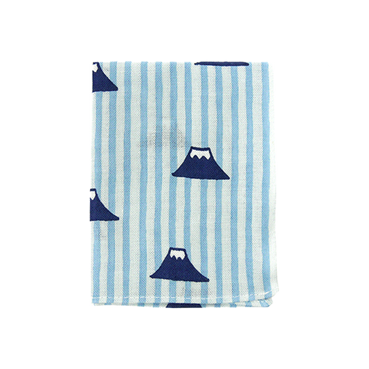 Tenugui Handkerchief - Stripe Mt Fuji