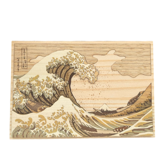 Kiharie Wooden Art Kit - The Great Wave off Kanagawa