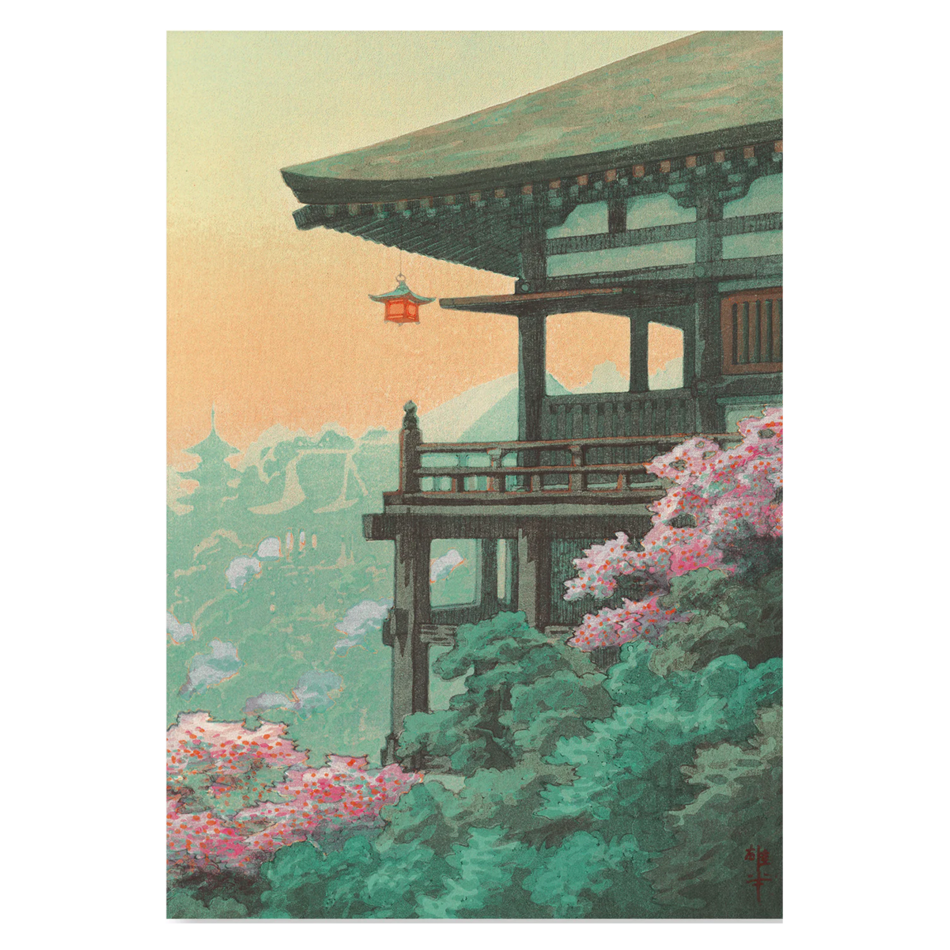 Japanese Art Print - Kiyomizu Temple (1930)