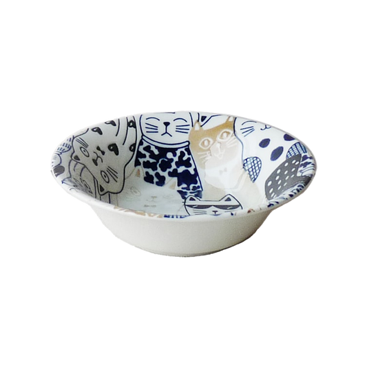 Large Bowl - Cat Blue Ø16.5 x H5 cm