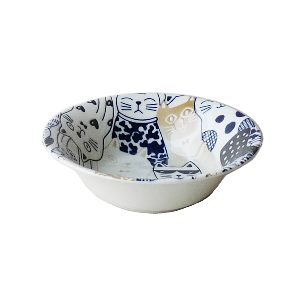 Large Bowl - Cat Blue Ø16.5 x H5 cm