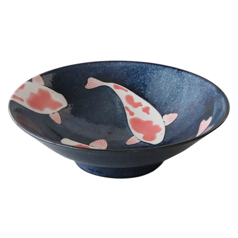 Large Shallow Bowl - Nishikigoi