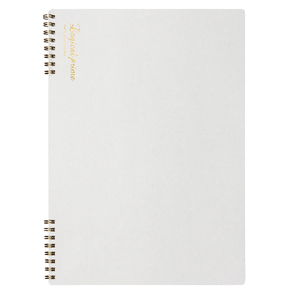Logical Prime Notebook - White (Plain) - A4