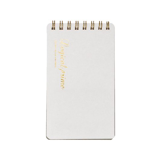 Logical Prime Notebook - White (Plain) - SA7
