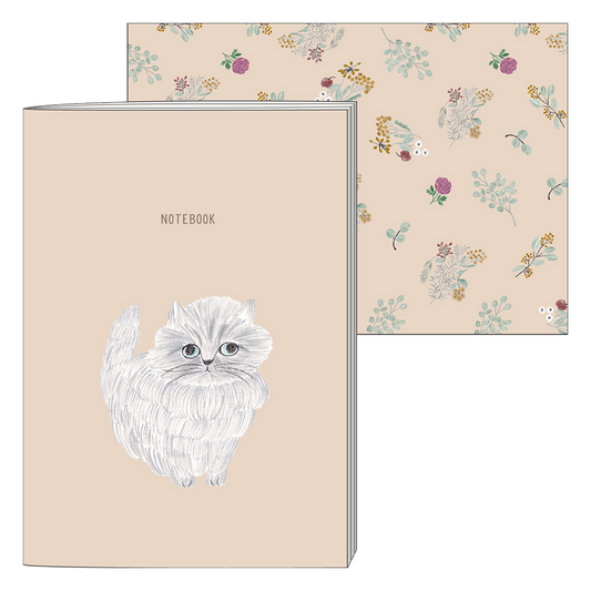Notebook A5 - Cat Beige