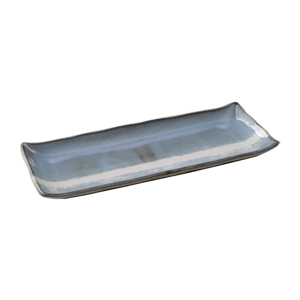 Rectangular Platter - Blue Shades