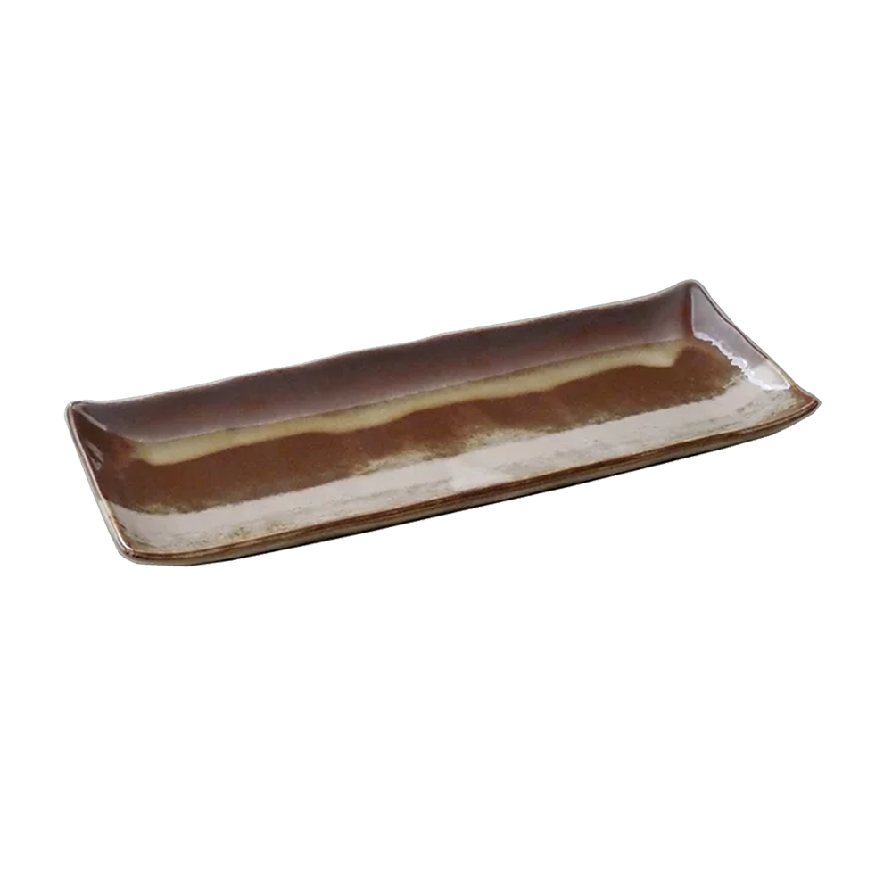 Rectangular Platter - Brown Shades