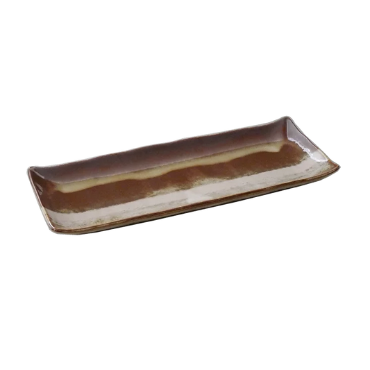 Rectangular Platter - Brown Shades