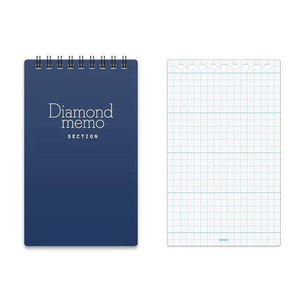 Midori Diamond Memo <L> Grid Blue