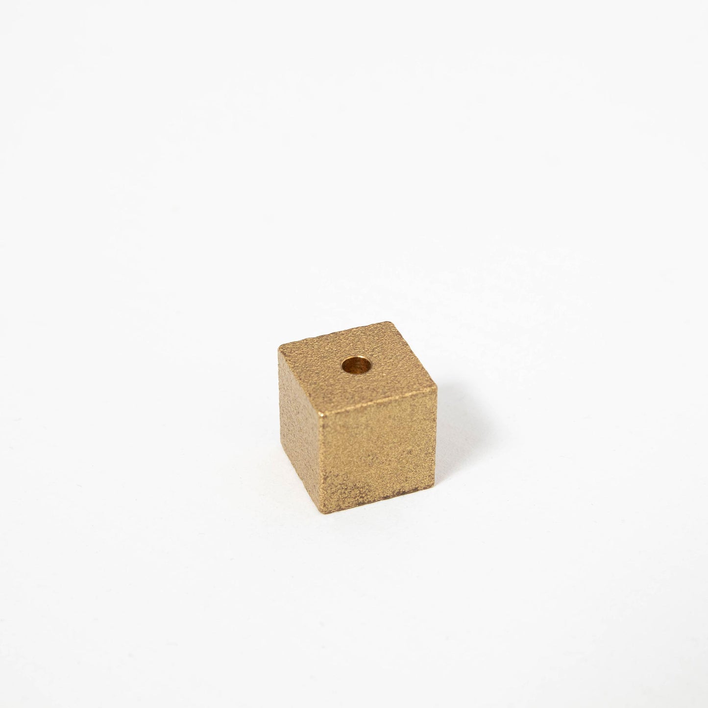 Incense Holder - Cube Gold Small