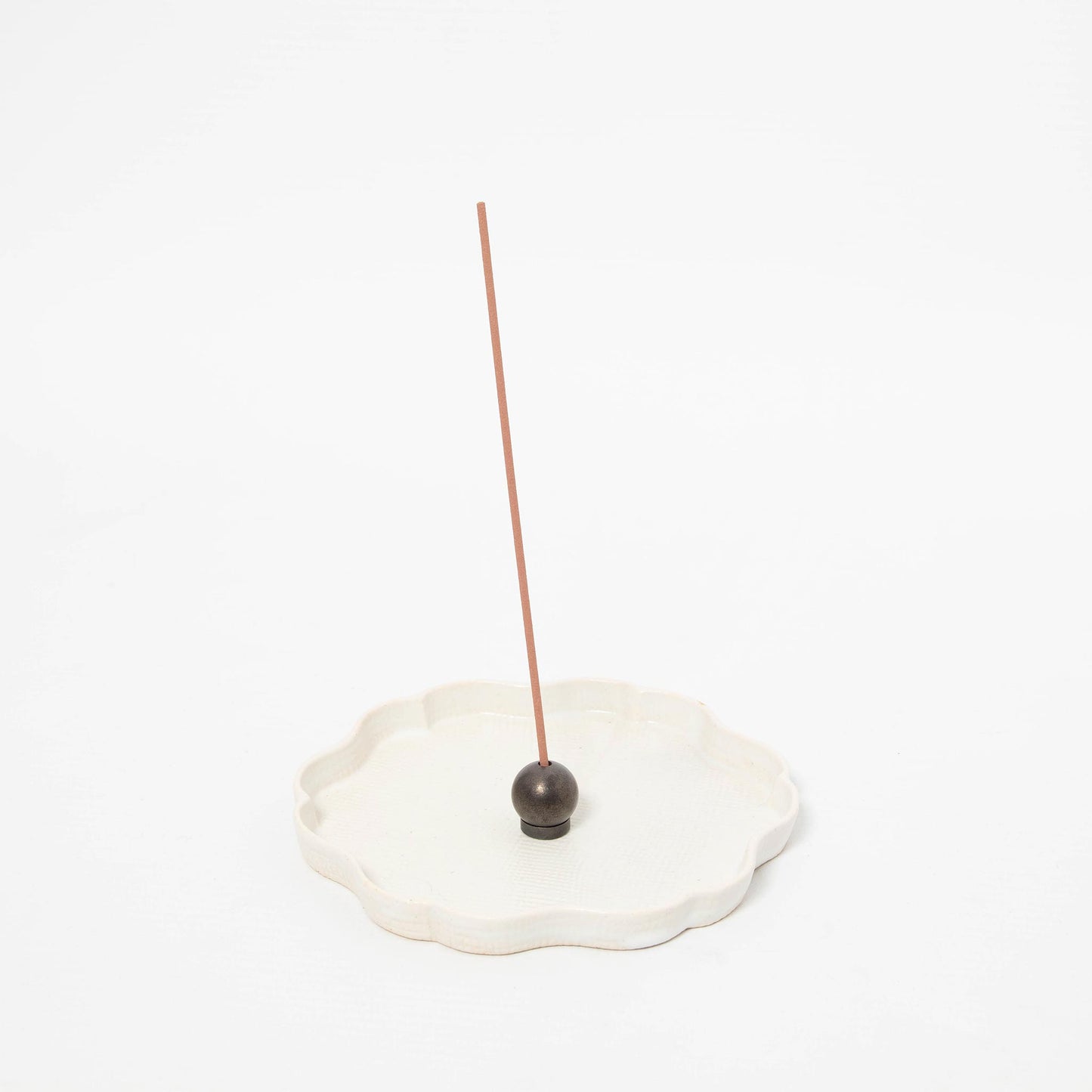 Incense Holder - Ball Black