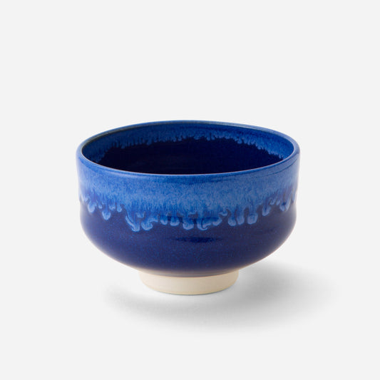 Matcha Bowl - Blue Glaze