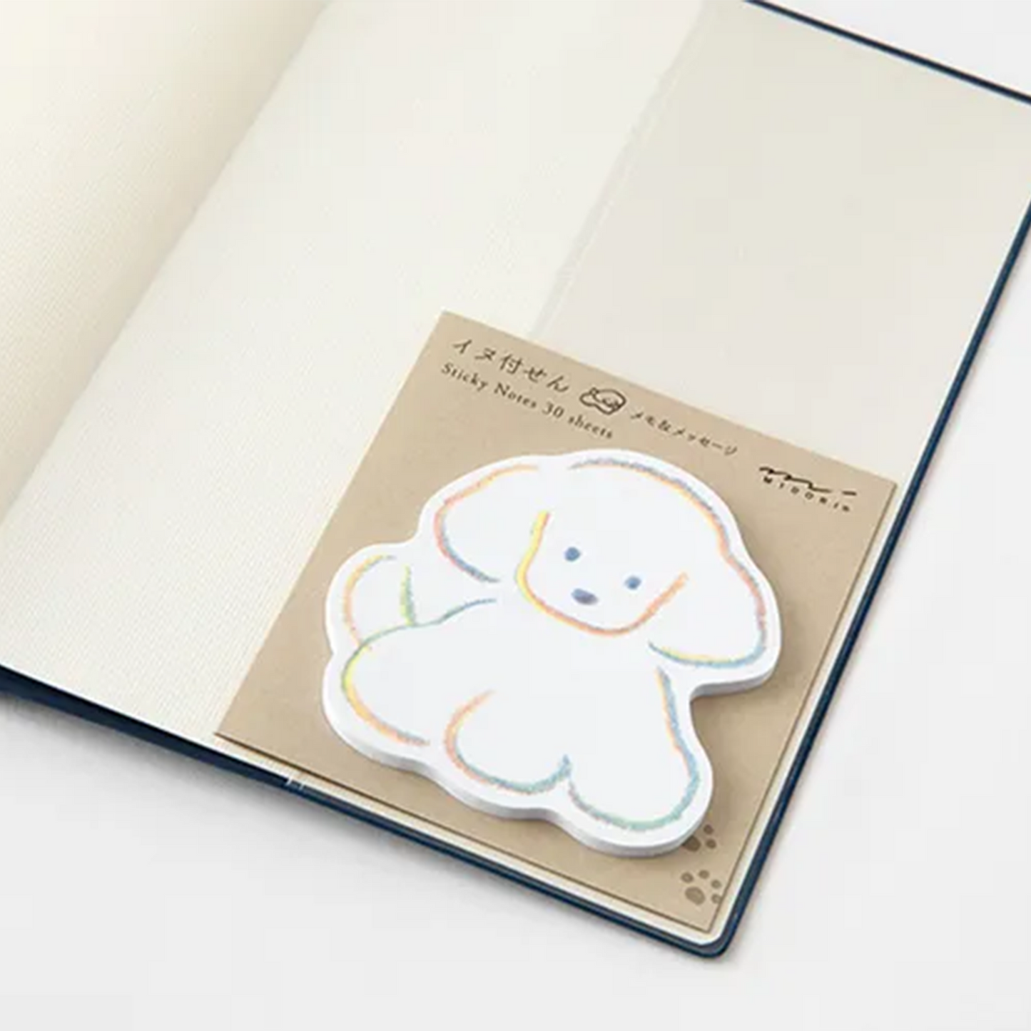 Midori Sticky Notes Die-Cut Dog