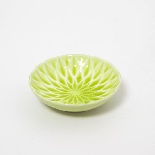 Small Plate Flower Light Green