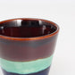 Tea Cup Brown/Green/Blue