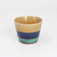 Tea Cup Yellow/Blue/Green