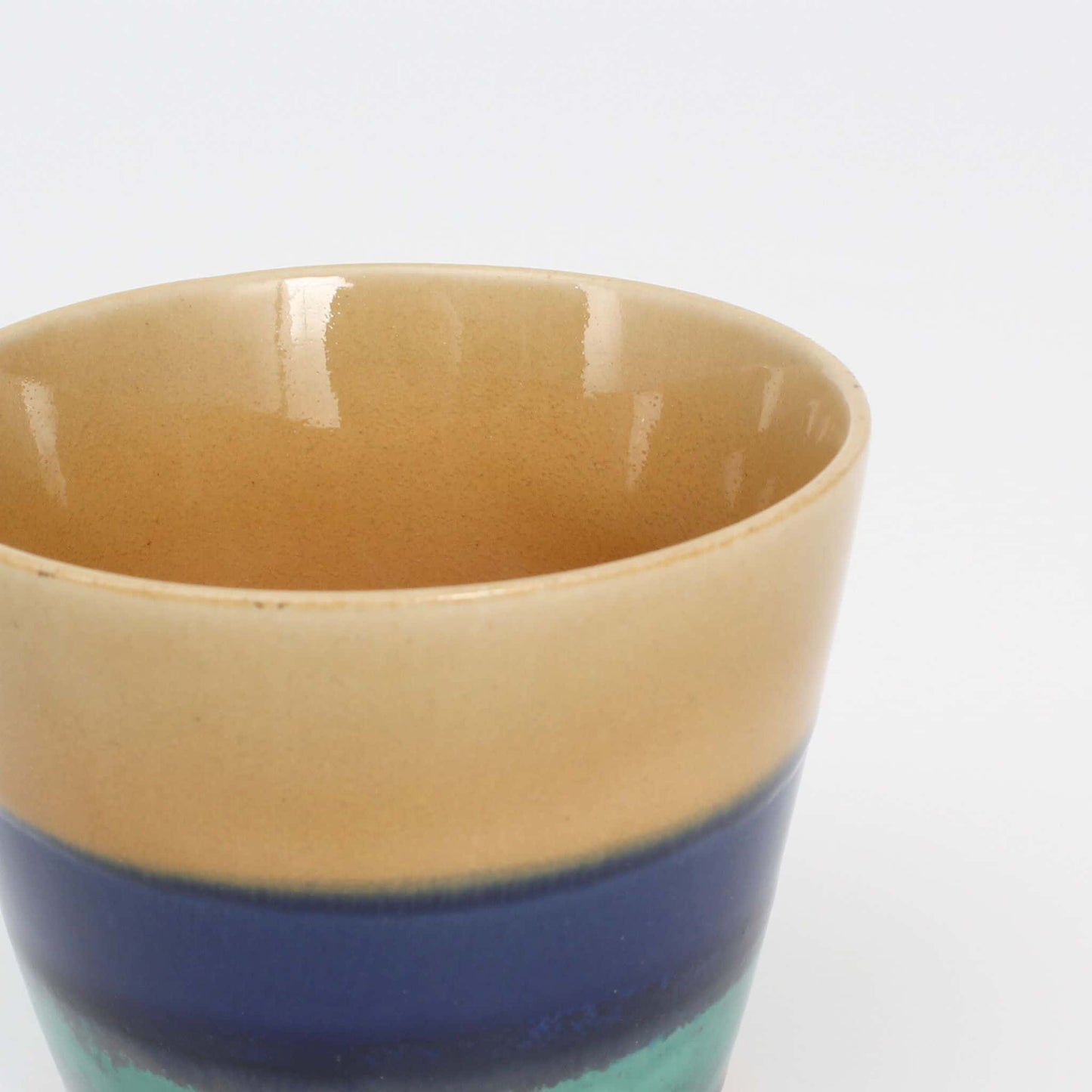 Tea Cup Yellow/Blue/Green