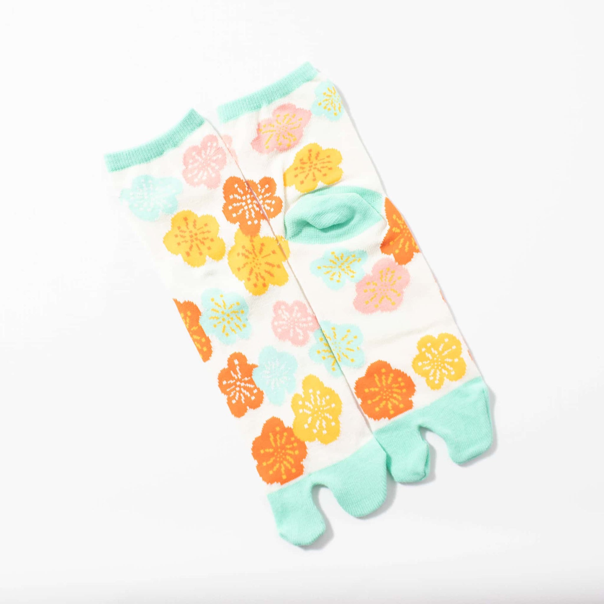 Japanese Tabi Socks - Plum Blossom