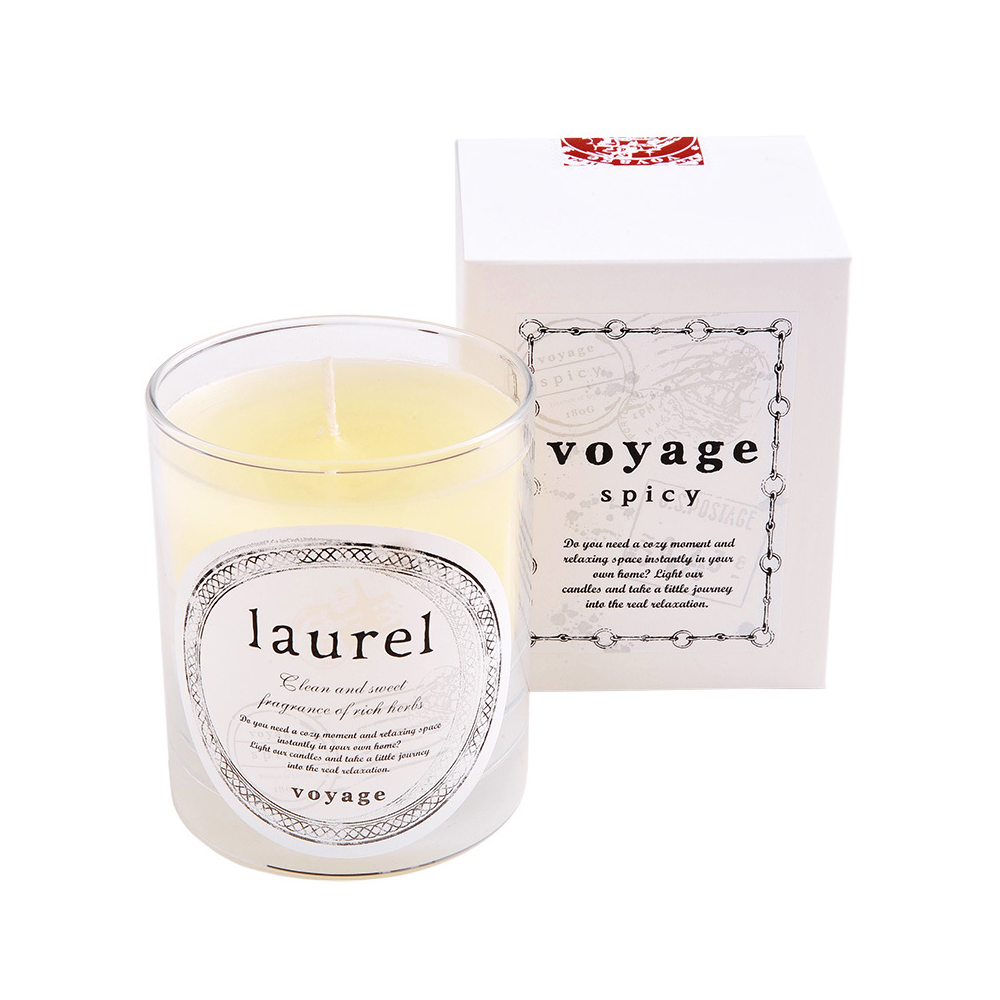 Voyage Scented Candle - Laurel (Lemonsoda x Fresh Green)