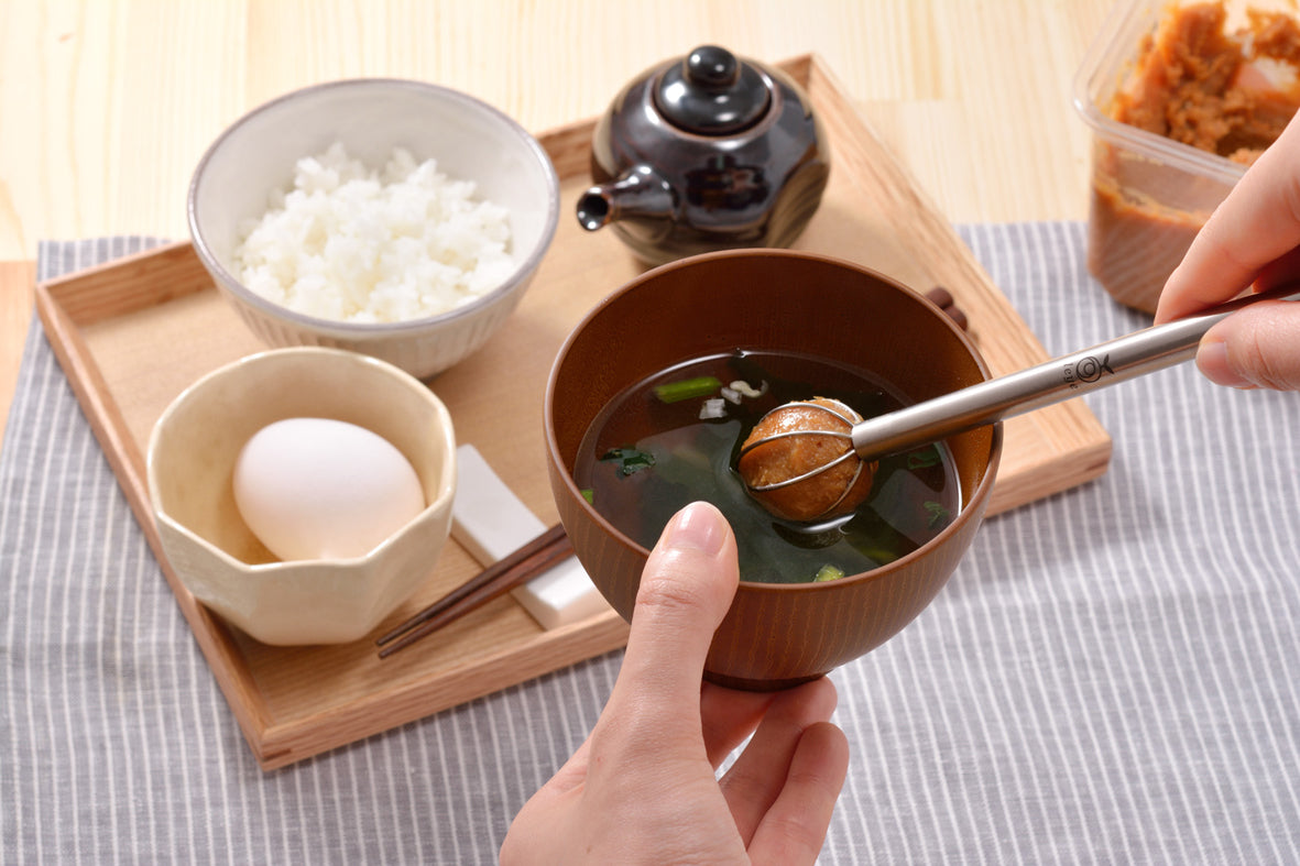 Measuring Handy Miso Scoop Whisk