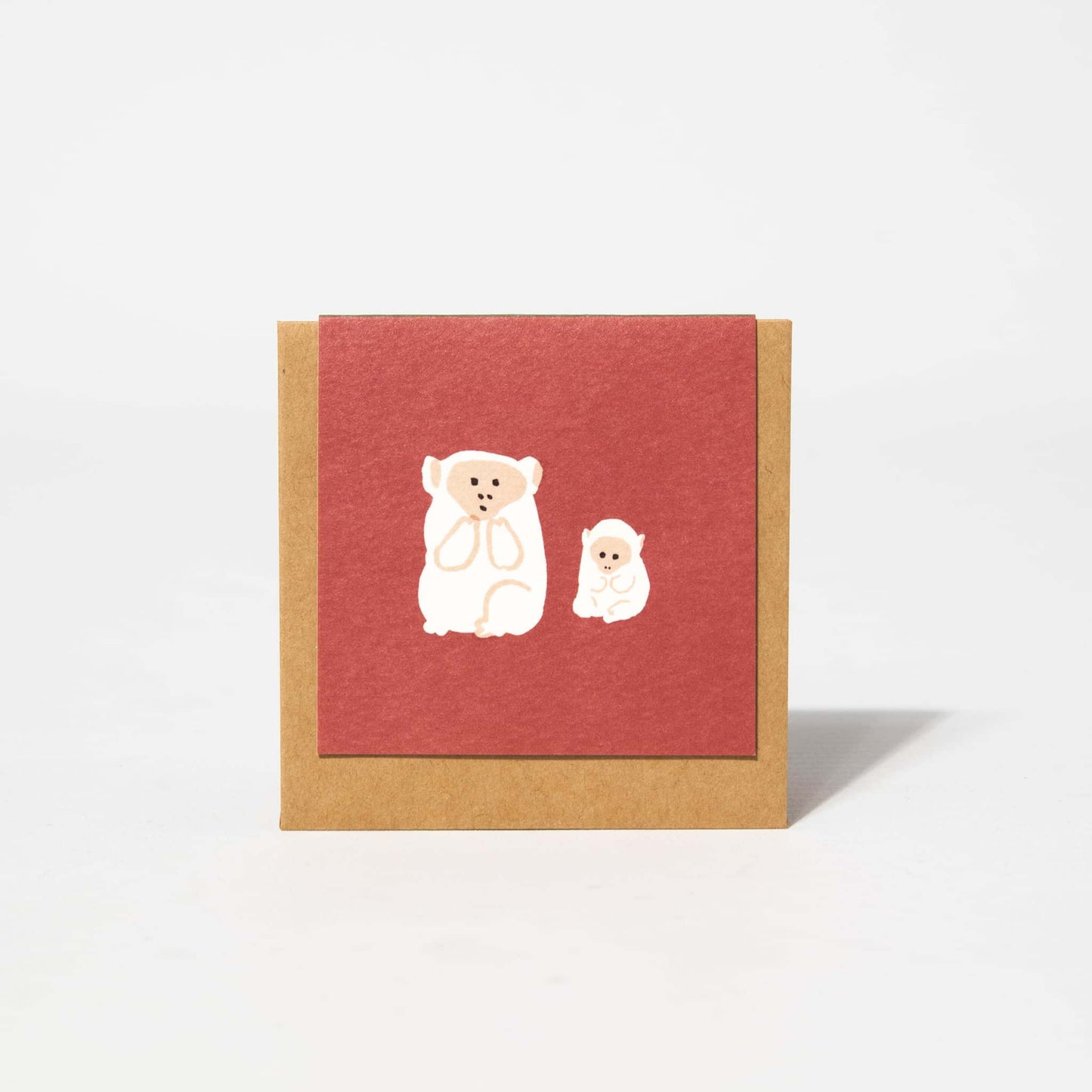 Mini Greeting Card - Monkey