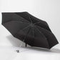 Wind Resistant Folding Umbrella Black 60cm