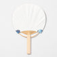 Japanese Mini Uchiwa Fan with Envelope - Hokusai Great Wave