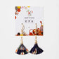 Earrings Fan Navy