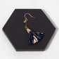 Earrings Fan Navy