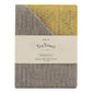 Dishcloth Tea Towel Large Rayon Infused with Binchotan Charcoal - Corn Yellow