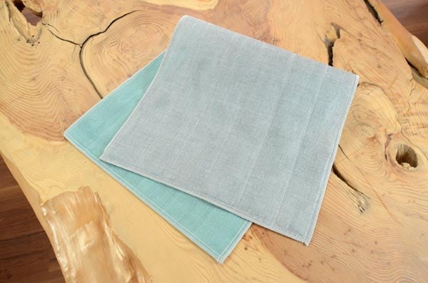 Dishcloth Tea Towel Large Rayon Infused with Binchotan Charcoal - Pale Blue