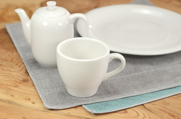 Dishcloth Tea Towel Large Rayon Infused with Binchotan Charcoal - Pale Blue