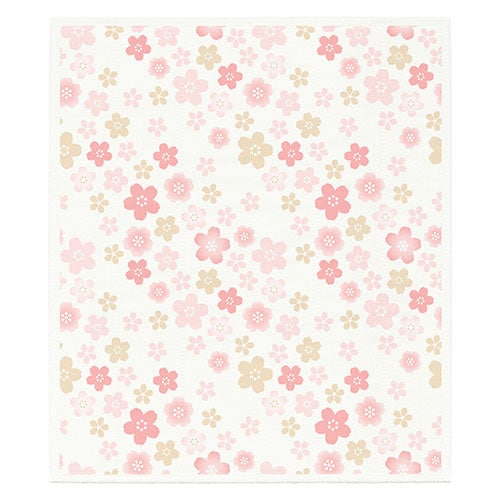 Printed Dishcloth Tea Towel - Cherry Blossom