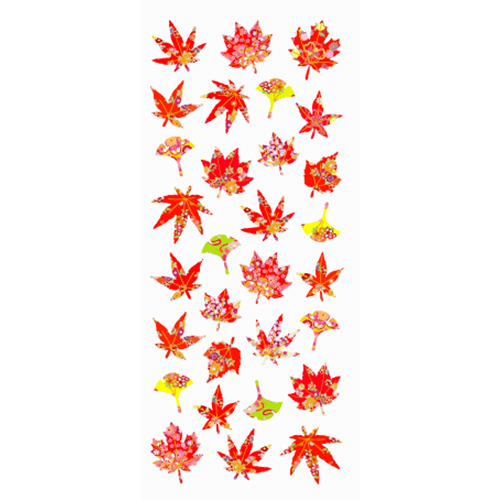 Stickers - Autumn Leaves Chiyo Pattern