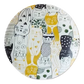 Side Plate - Cat Yellow 23.5cm