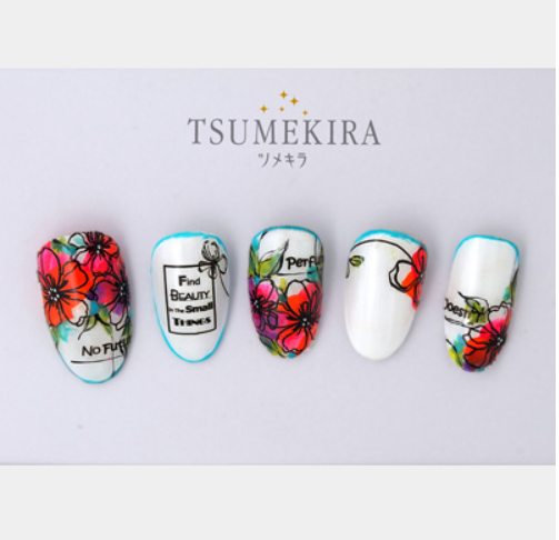 Nail Stickers - Single Flower