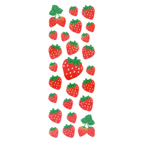 Sparkle Stickers - Strawberry