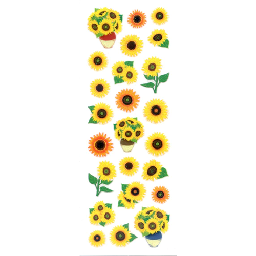 Sparkle Stickers - Sunflowers