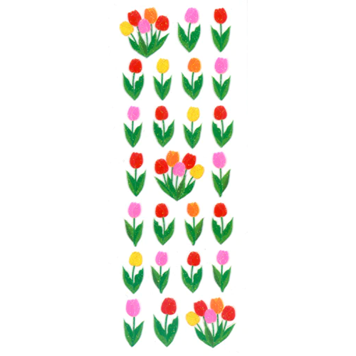 Sparkle Stickers - Tulip