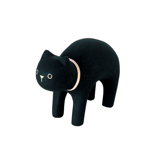 T-Lab Pole Pole Wooden Animals - Black Cat