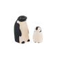 T-Lab Pole Pole Wooden Animals - Oyako Penguin