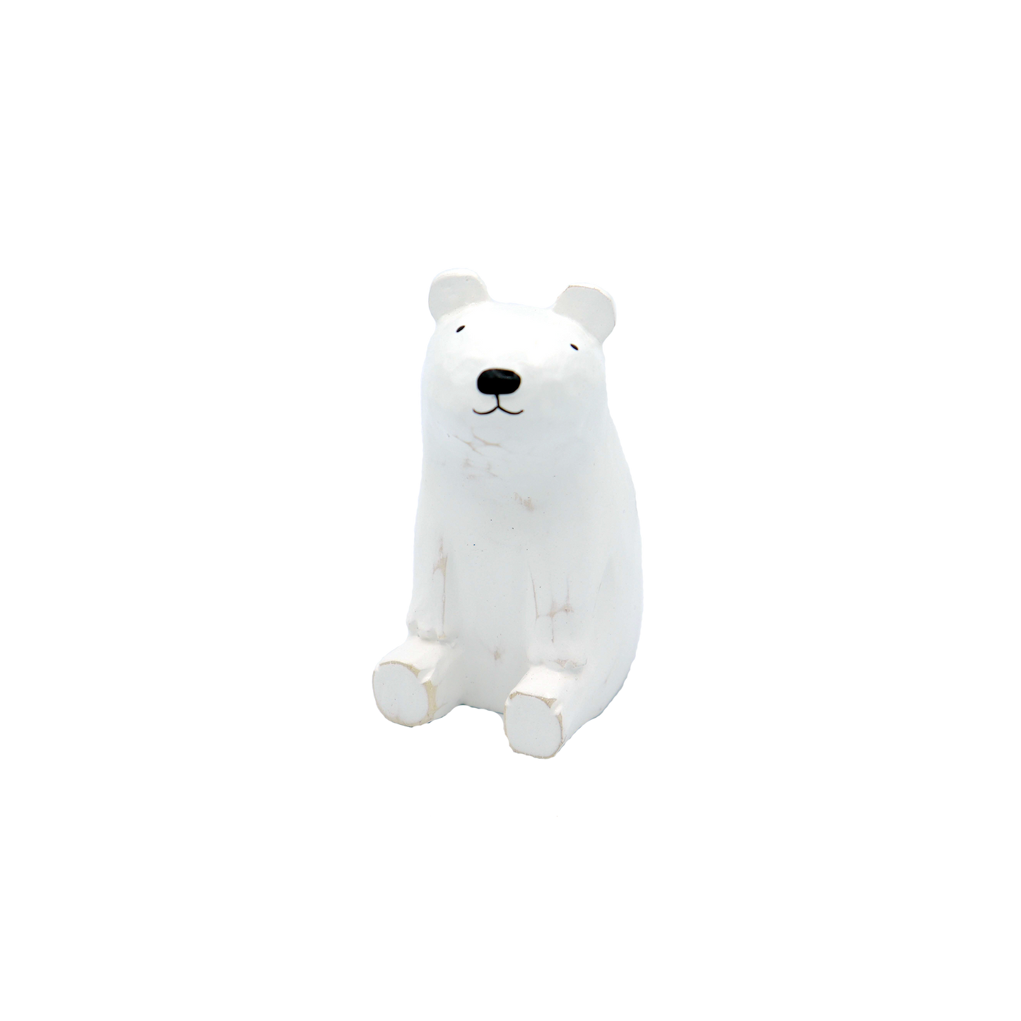 T-Lab Wooden Animals - Sitting Polar Bear Child