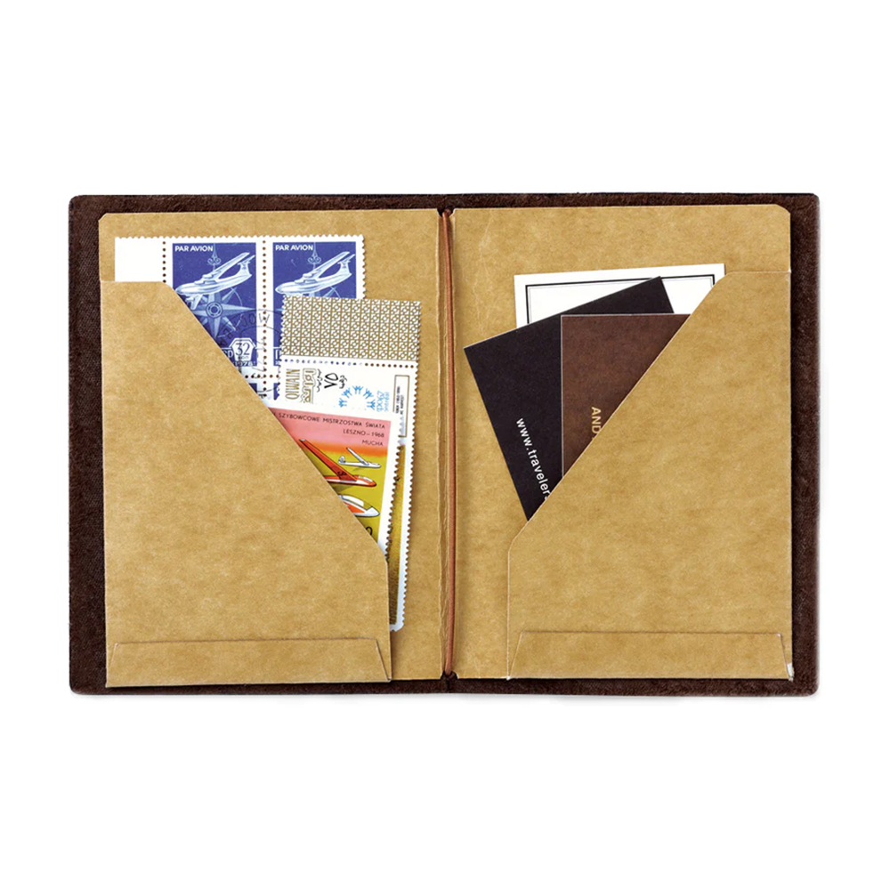 TRAVELER'S Company Passport Notebook Refill 010 Kraft File
