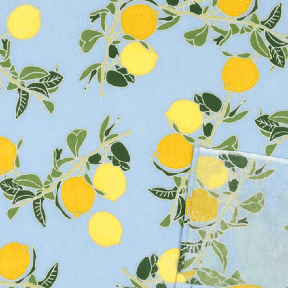 Tenugui Handkerchief - Lemon Garden